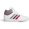 imageAdidas UnisexAdult Hoops 40 Mid Top SneakerWhiteTaupe OxideShadow Red