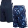 imageadidas Boys Active Sports Athletic Mesh ShortsShortsDark Navy  Navy Camo