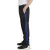 imageadidas Boys Iconic Tricot Jogger PantsBlack With Blue