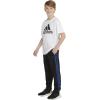 imageadidas Boys Iconic Tricot Jogger PantsBlack With Blue
