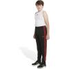 imageadidas Boys Iconic Tricot Jogger PantsBlack With Red