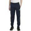 imageadidas Boys Iconic Tricot Jogger PantsCollegiate Navy With Tech Olive