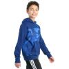 imageadidas Boys Long Sleeve Color Block Halftone Camo Printed Pullover HoodieDark Blue