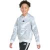 imageadidas Boys Long Sleeve Halftone Camo Printed Fleece Pullover HoodieWhite