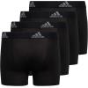 imageadidas Boys Performance Boxer Briefs Underwear for Kids 4PackBlackGreyPerformance