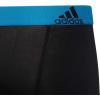 imageadidas Boys Performance Boxer Briefs Underwear for Kids 4PackBlackSolar BlueSemi Solar Slime GreenPerformance