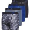 imageadidas Boys Performance Boxer Briefs Underwear for Kids 4PackGalaxy Camo BlackcarbonBlackTeam Royal BluePerformanceGraphic