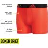 imageadidas Boys Performance Boxer Briefs Underwear for Kids 4PackLegend Ink BlueClear Onix GreyBright RedPerformance