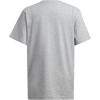 imageadidas Boys Short Sleeve Cotton TShirt Graphic Tshirt TeeLight Grey Heather