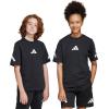 imageadidas Boys Zne TShirtBlackWhite