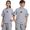 imageadidas Boys Zne TShirtMedium Grey HeatherBlack
