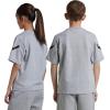 imageadidas Boys Zne TShirtMedium Grey HeatherBlack