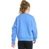 imageadidas Girls Fleece 3Stripe Crewneck SweatshirtBlue Fusion