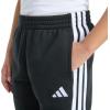 imageadidas Girls Fleece 3Stripe JoggerBlack