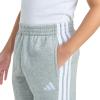 imageadidas Girls Fleece 3Stripe JoggerMedium Grey Heather