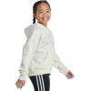 imageadidas Girls Fleece Colorblock Hooded SweatshirtChalk White