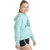 imageadidas Girls Fleece Colorblock Hooded SweatshirtHalo Mint