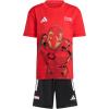 imageadidas Kids Marvel IronMan TShirt SetPure RubyWhite