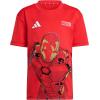 imageadidas Kids Marvel IronMan TShirt SetPure RubyWhite