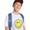 imageadidas Kids Smiley World Graphics TShirtWhiteCarbonBright YellowBlack
