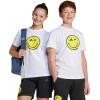 imageadidas Kids Smiley World Graphics TShirtWhiteCarbonBright YellowBlack