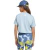 imageadidas Kids Smiley World TShirtWonder BluePreloved InkBright YellowWhite