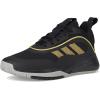 imageadidas Mens Own The Game 30 Basketball SneakerBlackGold MetallicSolid Grey