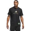 imageadidas Mens Tall Size Worldwide Hoops Logo Graphic Basketball TShirtBlack
