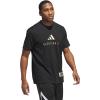 imageadidas Mens Tall Size Worldwide Hoops Logo Graphic Basketball TShirtBlack