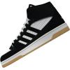 imageadidas Mens Turnaround Mid Top Basketball SneakerBlackBlackCloud White