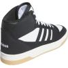 imageadidas Mens Turnaround Mid Top Basketball SneakerBlackBlackCloud White