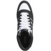 imageadidas Mens Turnaround Mid Top Basketball SneakerBlackBlackCloud White