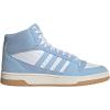 imageadidas Mens Turnaround Mid Top Basketball SneakerBlueBlueCloud White