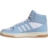 imageadidas Mens Turnaround Mid Top Basketball SneakerBlueBlueCloud White