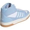 imageadidas Mens Turnaround Mid Top Basketball SneakerBlueBlueCloud White
