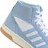 imageadidas Mens Turnaround Mid Top Basketball SneakerBlueBlueCloud White