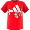 imageadidas Unisex Baby Disney Mickey Mouse TShirtPure RubyOff White