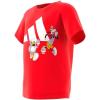 imageadidas Unisex Baby Disney Mickey Mouse TShirtPure RubyOff White