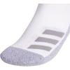 imageadidas Unisex Kids Quarter Ankle Socks for Boys and Girls Youth 6Pack Athletic Cushioned and ComfortableWhiteGreyLight Onix GreyStripe