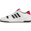 imageadidas UnisexAdult Break Start SneakerWhiteBlackCollegiate Red