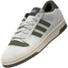 imageadidas UnisexAdult Break Start SneakerWhiteOlive StrataCharcoal