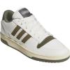 imageadidas UnisexAdult Break Start SneakerWhiteOlive StrataCharcoal