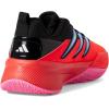 imageadidas UnisexAdult Dame Certified 3 Basketball SneakerSolar RedBlackWhite