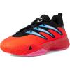 imageadidas UnisexAdult Dame Certified 3 Basketball SneakerSolar RedBlackWhite