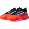 imageadidas UnisexAdult Dame Certified 3 Basketball SneakerSolar RedBlackWhite