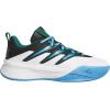 imageadidas UnisexAdult Dame Certified 3 Basketball SneakerWhiteCollegiate GreenBlue Burst