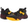 imageadidas UnisexAdult Harden Vol 6 Basketball ShoeBlackBurgundyYellow