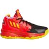 imageadidas UnisexAdult Harden Vol 6 Basketball ShoeRedTeam YellowImpact Orange