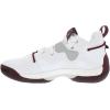 imageadidas UnisexAdult Harden Vol 6 Basketball ShoeWhiteBurgundyGrey
