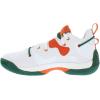 imageadidas UnisexAdult Harden Vol 6 Basketball ShoeWhiteGreenOrangewhite